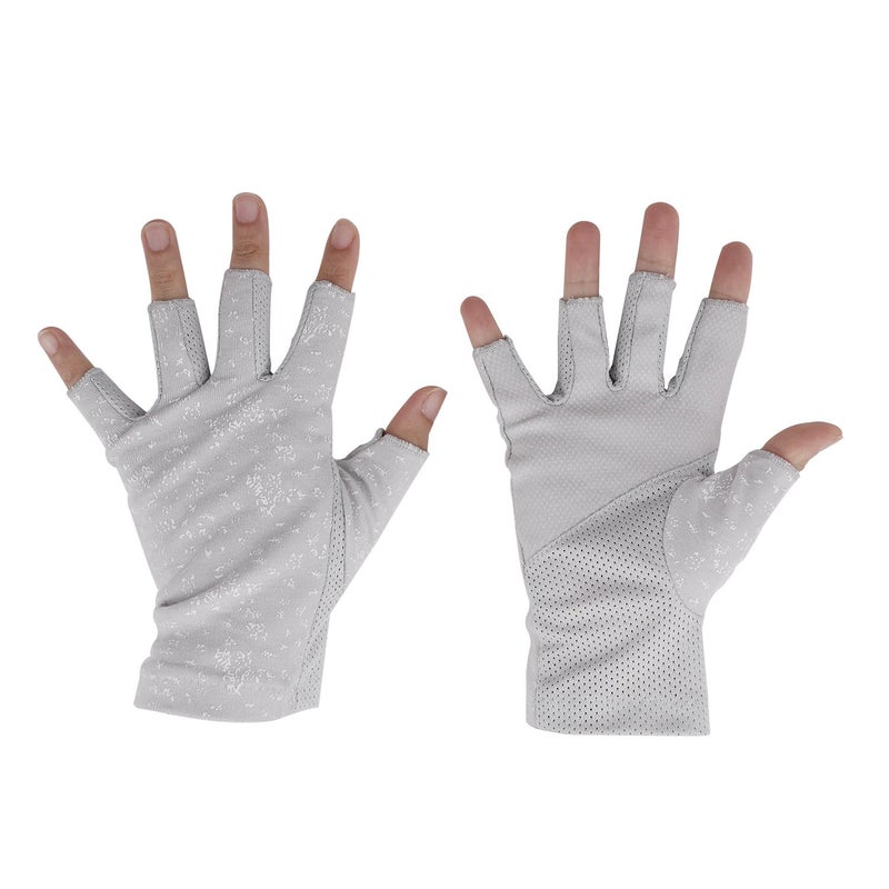 Ylucky Lightweight Summer Fingerless Gloves Men Women UV Sun Protection Driving Cotton Gloves Nonslip Touchscreen Mittens - Image 3